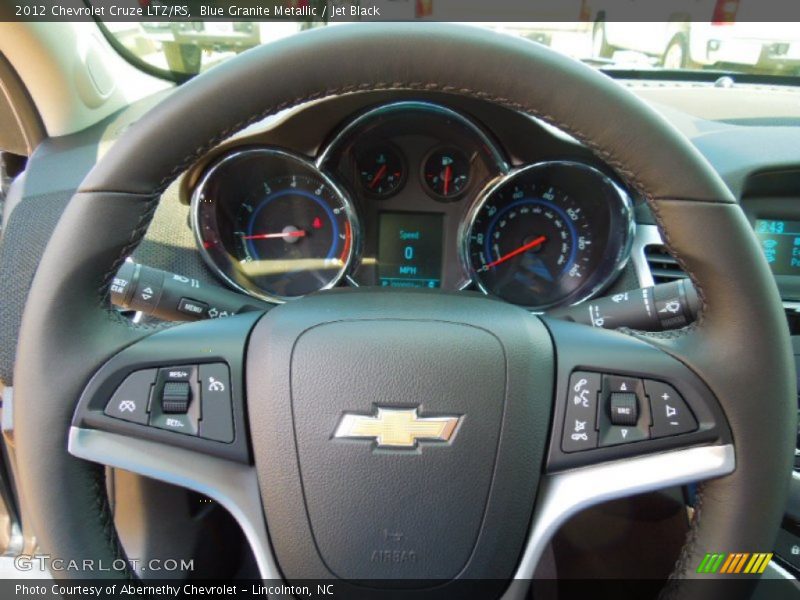 Blue Granite Metallic / Jet Black 2012 Chevrolet Cruze LTZ/RS