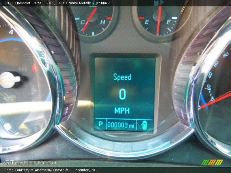 Blue Granite Metallic / Jet Black 2012 Chevrolet Cruze LTZ/RS