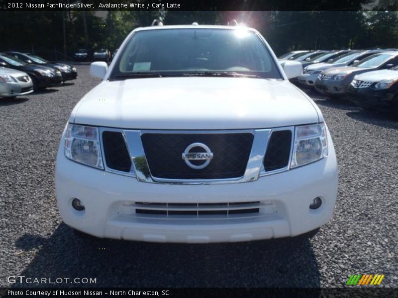 Avalanche White / Cafe Latte 2012 Nissan Pathfinder Silver