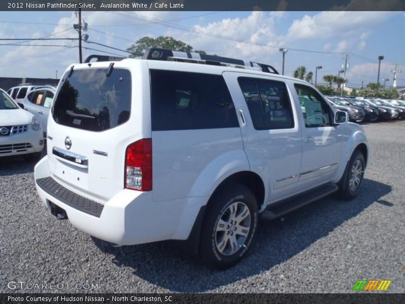 Avalanche White / Cafe Latte 2012 Nissan Pathfinder Silver