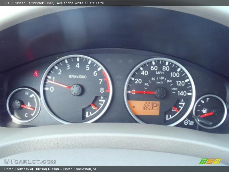 Avalanche White / Cafe Latte 2012 Nissan Pathfinder Silver