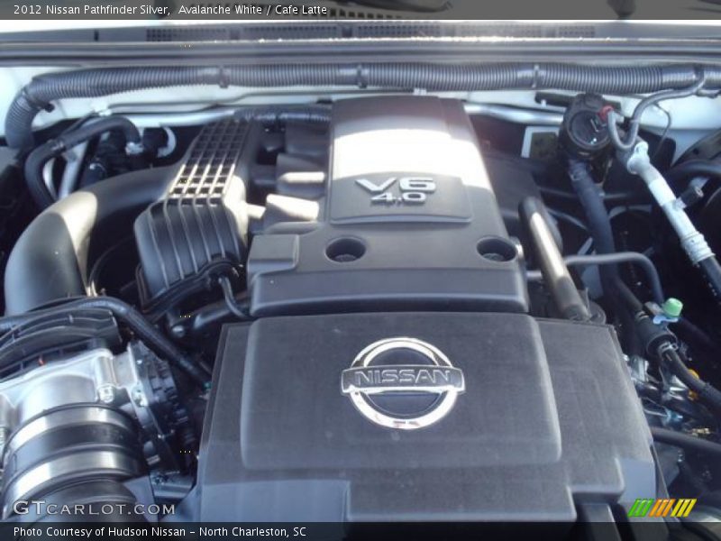 Avalanche White / Cafe Latte 2012 Nissan Pathfinder Silver