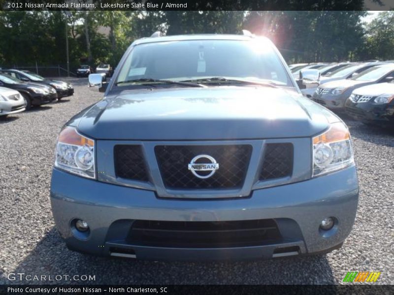Lakeshore Slate Blue / Almond 2012 Nissan Armada Platinum