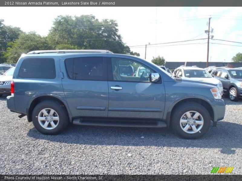 Lakeshore Slate Blue / Almond 2012 Nissan Armada Platinum