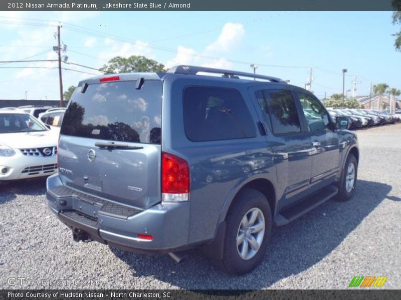 Lakeshore Slate Blue / Almond 2012 Nissan Armada Platinum