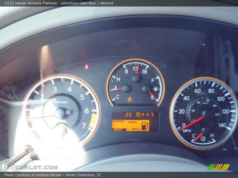 Lakeshore Slate Blue / Almond 2012 Nissan Armada Platinum