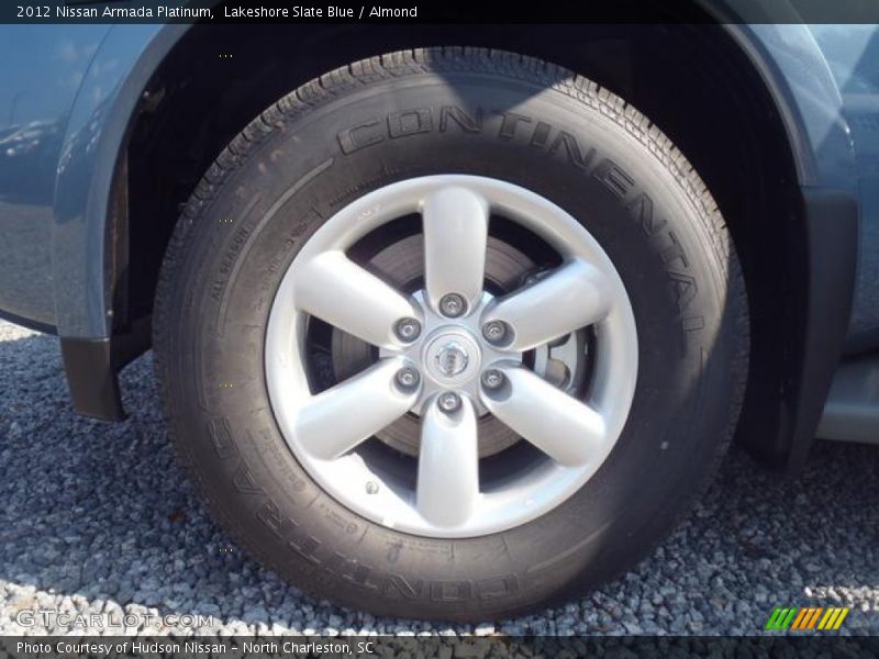Lakeshore Slate Blue / Almond 2012 Nissan Armada Platinum