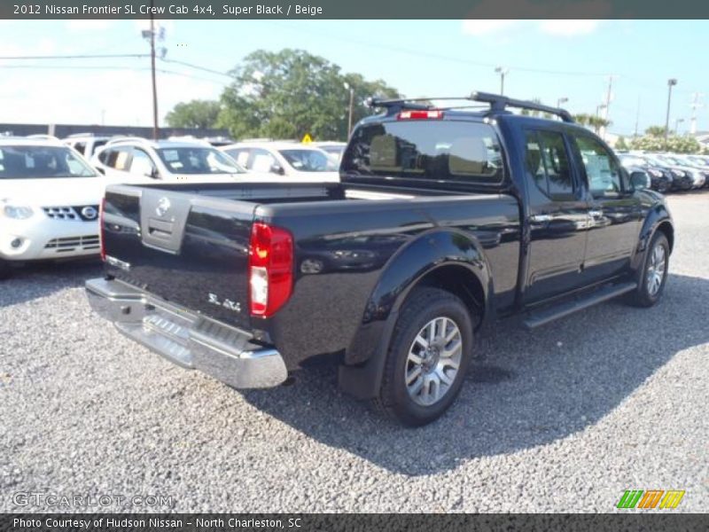 Super Black / Beige 2012 Nissan Frontier SL Crew Cab 4x4