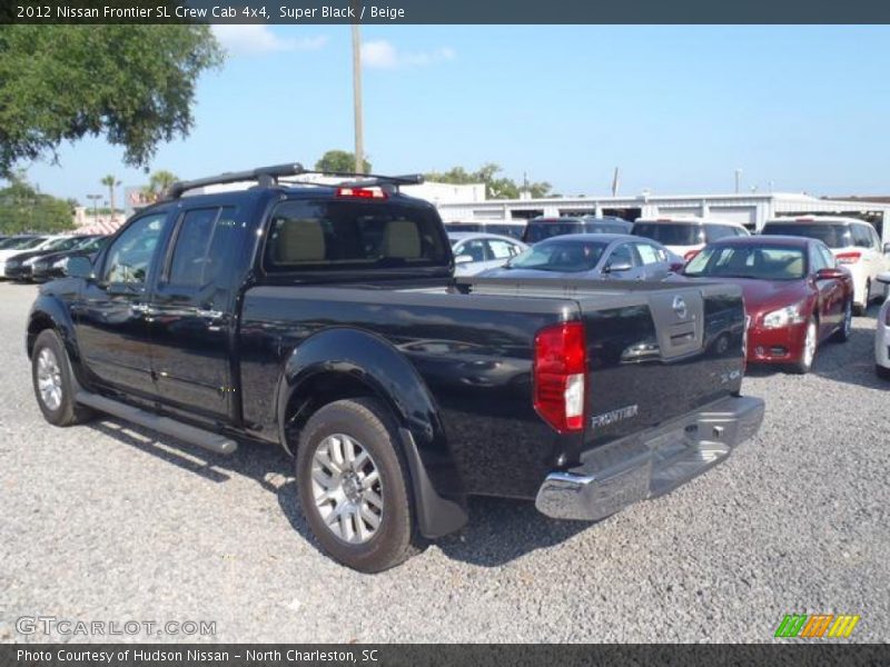 Super Black / Beige 2012 Nissan Frontier SL Crew Cab 4x4