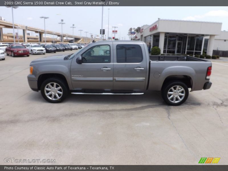 Steel Gray Metallic / Ebony 2009 GMC Sierra 1500 Denali Crew Cab