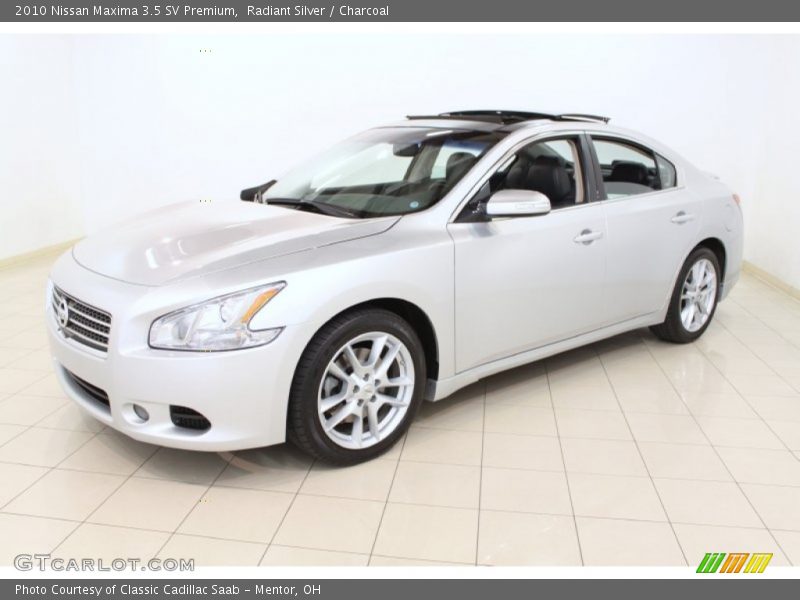 Radiant Silver / Charcoal 2010 Nissan Maxima 3.5 SV Premium