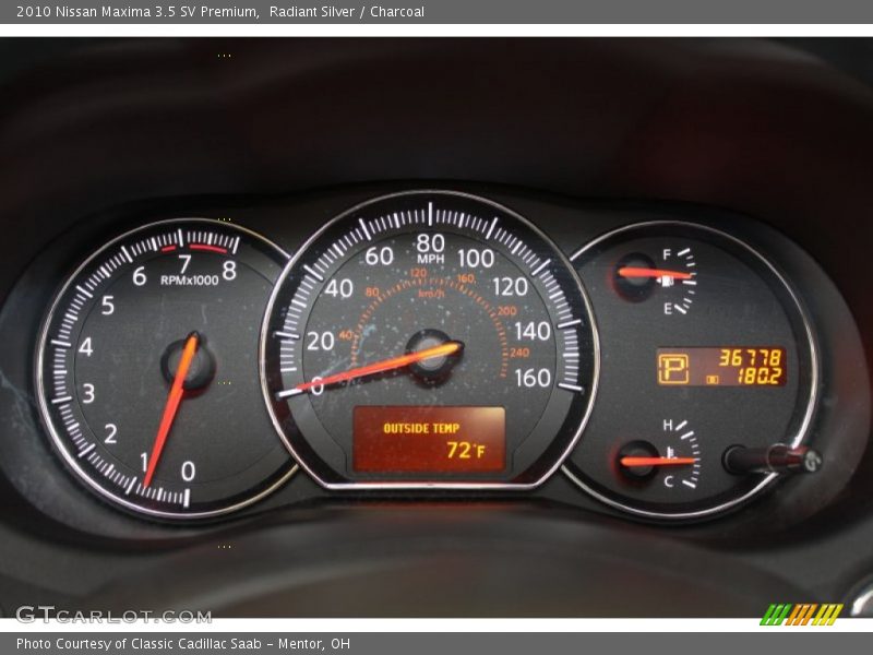  2010 Maxima 3.5 SV Premium 3.5 SV Premium Gauges