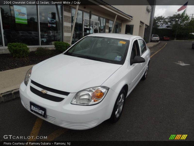 Summit White / Gray 2006 Chevrolet Cobalt LS Sedan