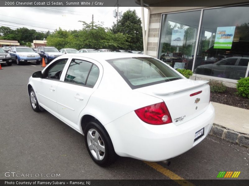 Summit White / Gray 2006 Chevrolet Cobalt LS Sedan