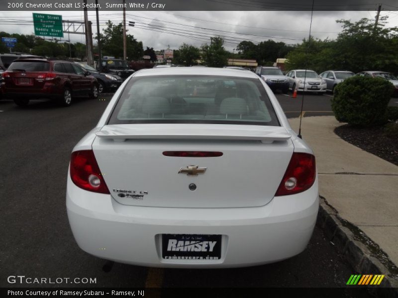 Summit White / Gray 2006 Chevrolet Cobalt LS Sedan