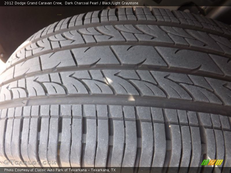 Dark Charcoal Pearl / Black/Light Graystone 2012 Dodge Grand Caravan Crew