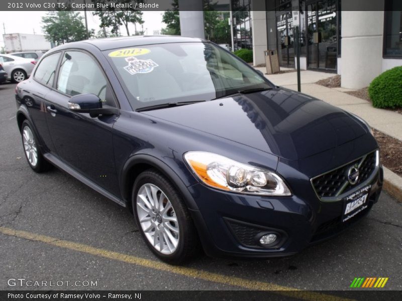 Caspian Blue Metallic / Blonde 2012 Volvo C30 T5