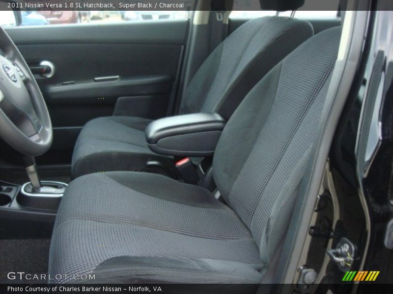 Super Black / Charcoal 2011 Nissan Versa 1.8 SL Hatchback