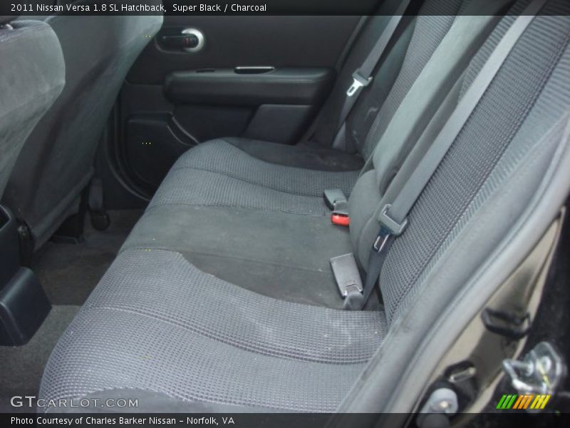 Super Black / Charcoal 2011 Nissan Versa 1.8 SL Hatchback