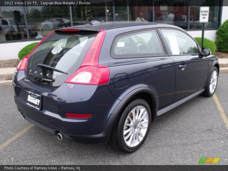 Caspian Blue Metallic / Blonde 2012 Volvo C30 T5