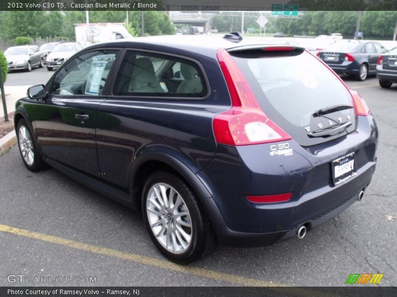 Caspian Blue Metallic / Blonde 2012 Volvo C30 T5