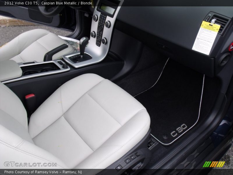 Caspian Blue Metallic / Blonde 2012 Volvo C30 T5