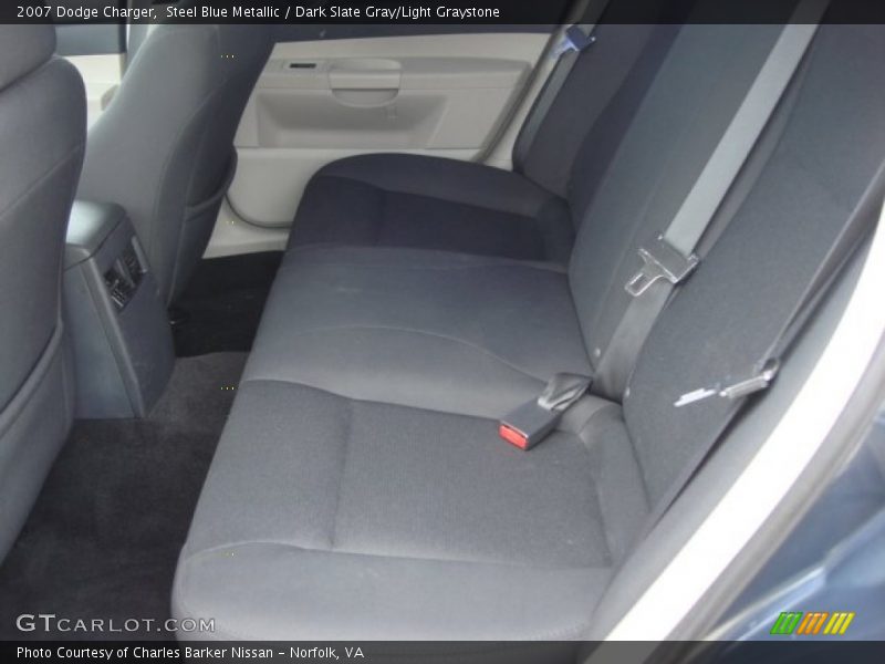 Steel Blue Metallic / Dark Slate Gray/Light Graystone 2007 Dodge Charger