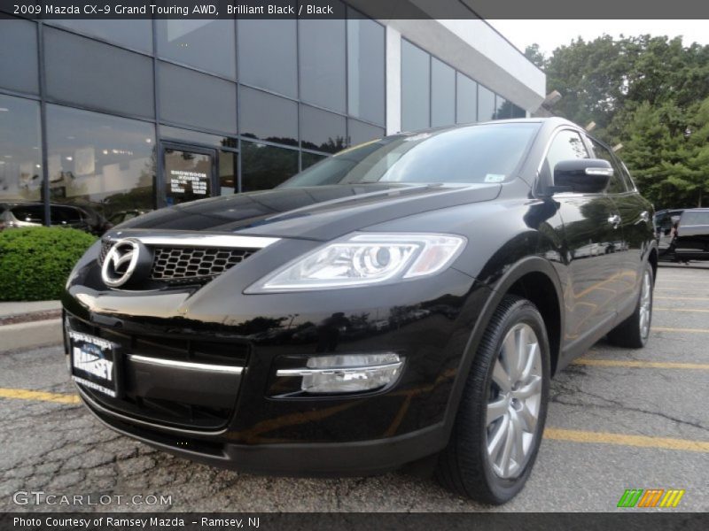 Brilliant Black / Black 2009 Mazda CX-9 Grand Touring AWD