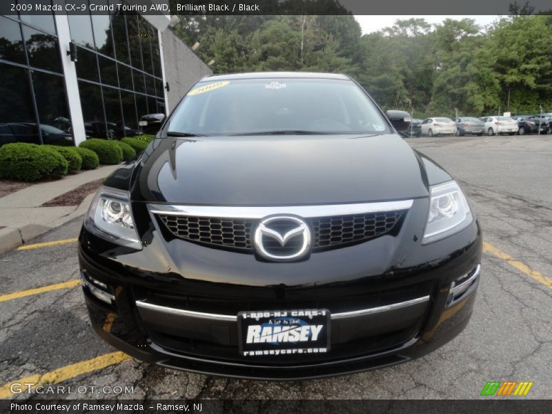 Brilliant Black / Black 2009 Mazda CX-9 Grand Touring AWD