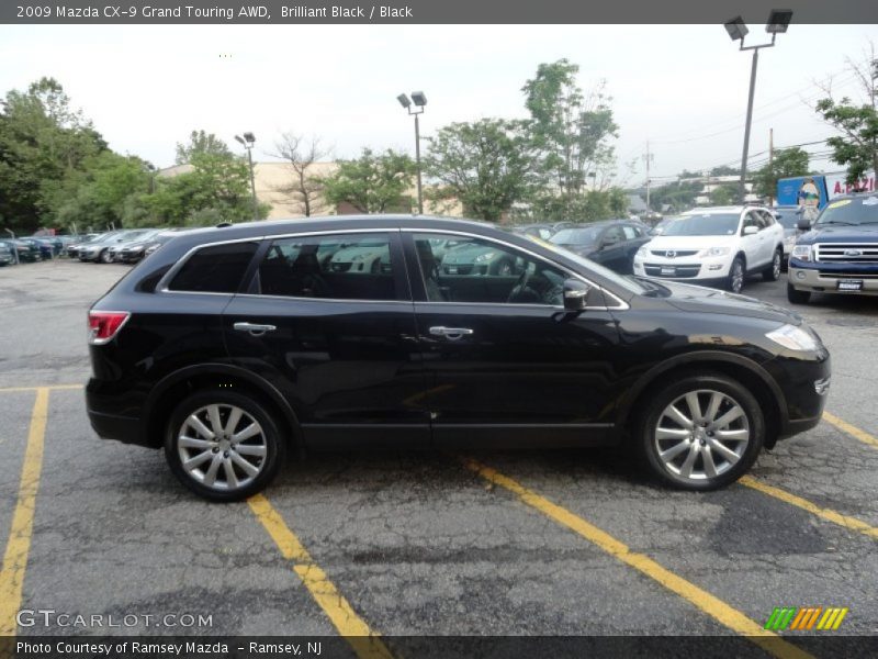 Brilliant Black / Black 2009 Mazda CX-9 Grand Touring AWD