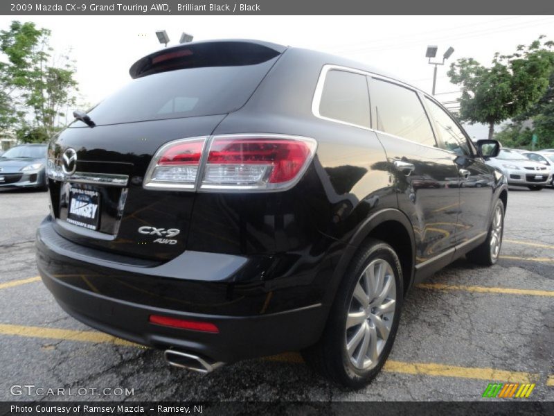 Brilliant Black / Black 2009 Mazda CX-9 Grand Touring AWD