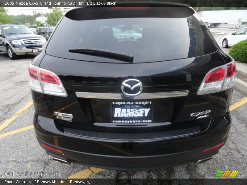 Brilliant Black / Black 2009 Mazda CX-9 Grand Touring AWD