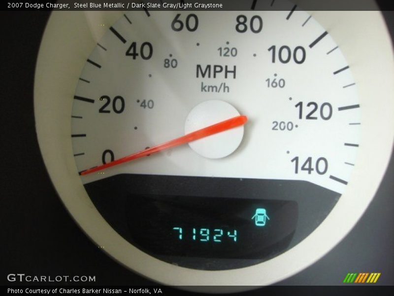 Steel Blue Metallic / Dark Slate Gray/Light Graystone 2007 Dodge Charger