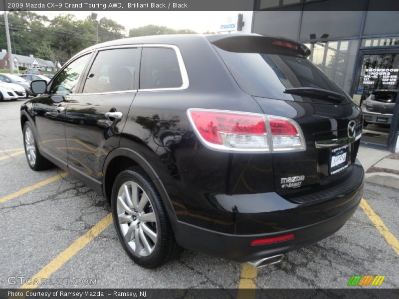 Brilliant Black / Black 2009 Mazda CX-9 Grand Touring AWD