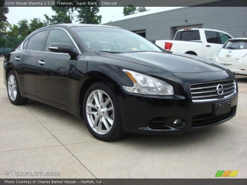 Super Black / Charcoal 2009 Nissan Maxima 3.5 SV Premium