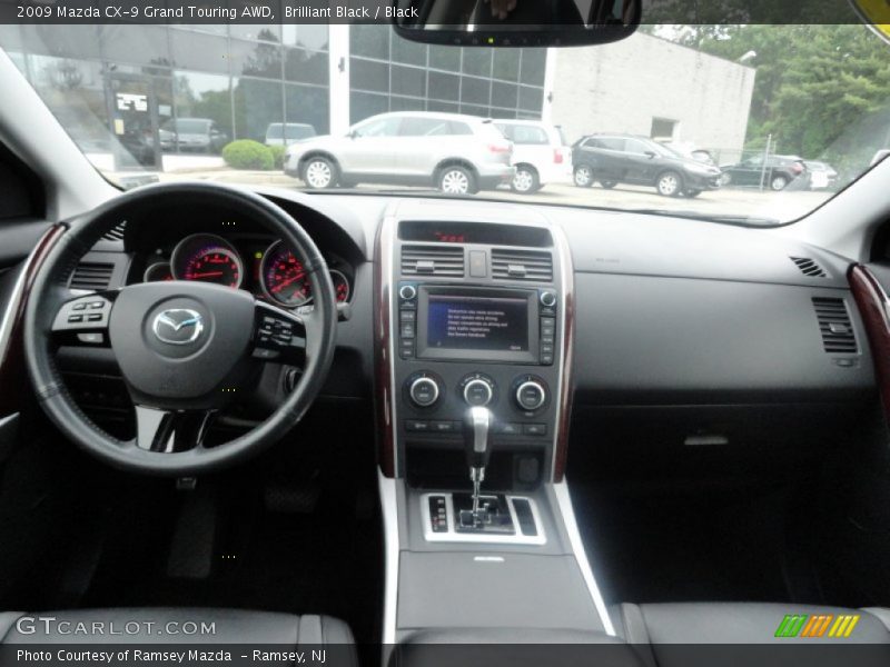 Brilliant Black / Black 2009 Mazda CX-9 Grand Touring AWD