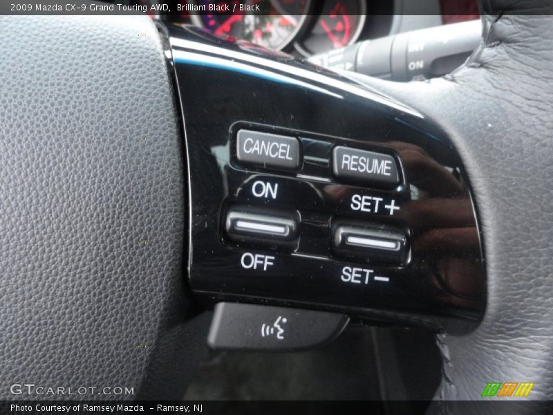 Brilliant Black / Black 2009 Mazda CX-9 Grand Touring AWD