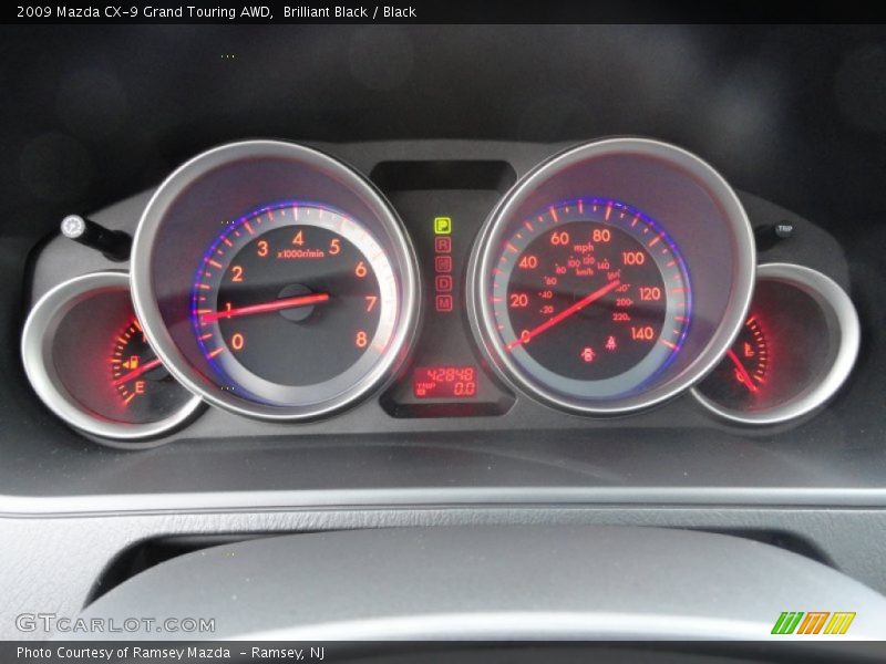 Brilliant Black / Black 2009 Mazda CX-9 Grand Touring AWD
