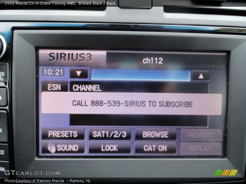 Brilliant Black / Black 2009 Mazda CX-9 Grand Touring AWD