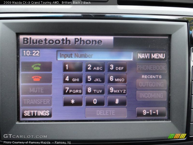 Brilliant Black / Black 2009 Mazda CX-9 Grand Touring AWD