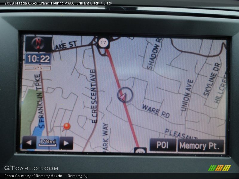 Brilliant Black / Black 2009 Mazda CX-9 Grand Touring AWD