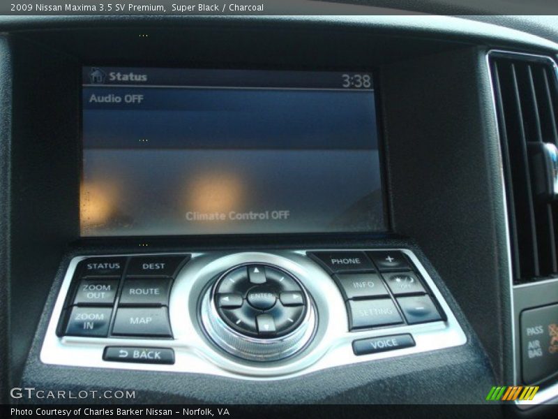 Super Black / Charcoal 2009 Nissan Maxima 3.5 SV Premium