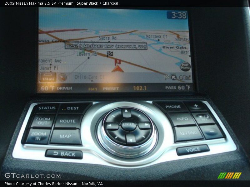Super Black / Charcoal 2009 Nissan Maxima 3.5 SV Premium