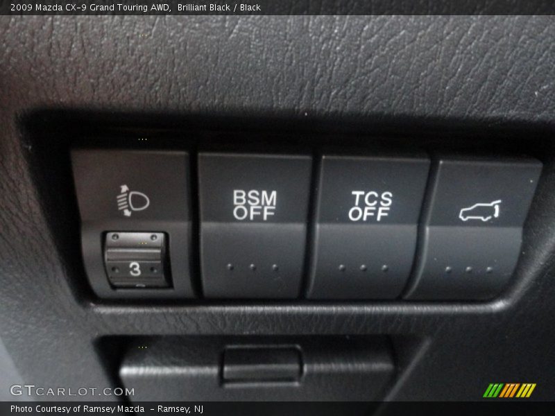 Brilliant Black / Black 2009 Mazda CX-9 Grand Touring AWD