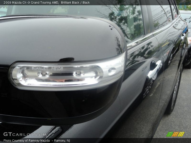 Brilliant Black / Black 2009 Mazda CX-9 Grand Touring AWD