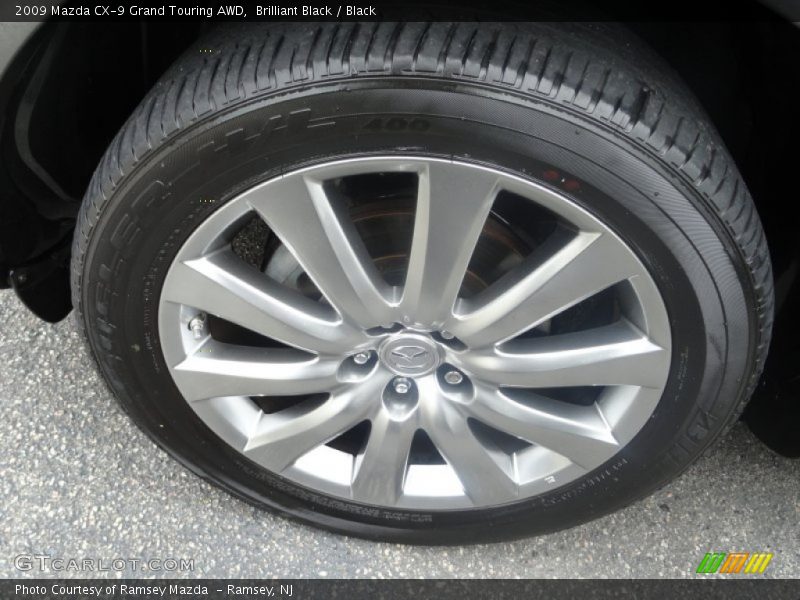 Brilliant Black / Black 2009 Mazda CX-9 Grand Touring AWD