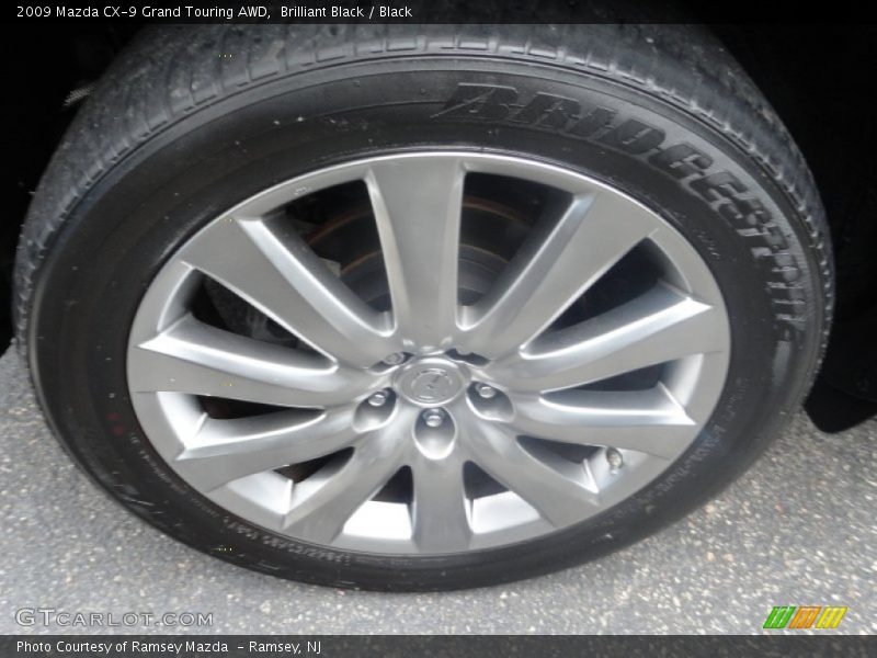 Brilliant Black / Black 2009 Mazda CX-9 Grand Touring AWD