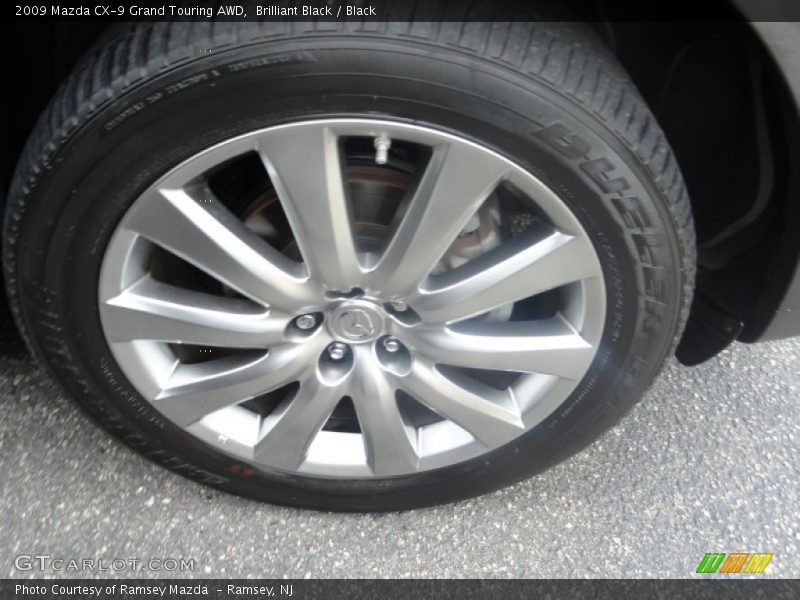 Brilliant Black / Black 2009 Mazda CX-9 Grand Touring AWD