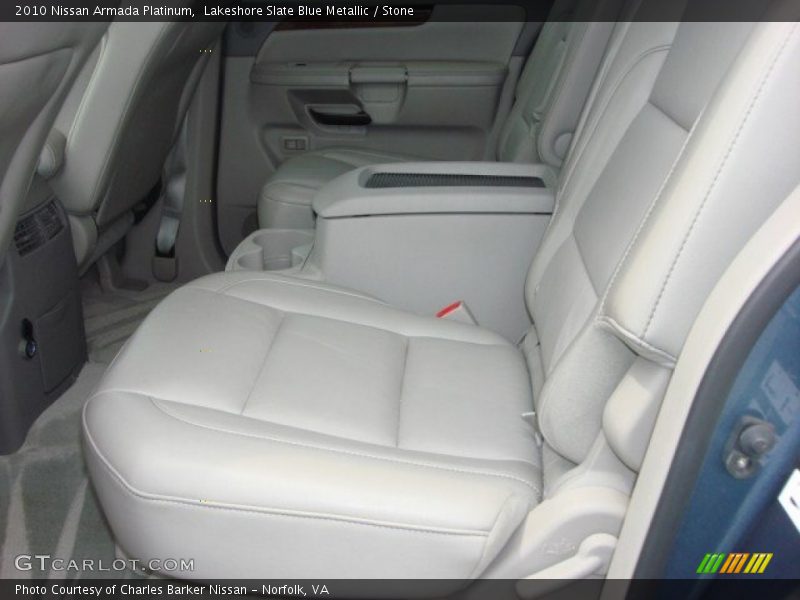 Lakeshore Slate Blue Metallic / Stone 2010 Nissan Armada Platinum