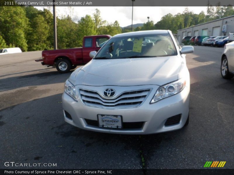 Classic Silver Metallic / Ash 2011 Toyota Camry LE